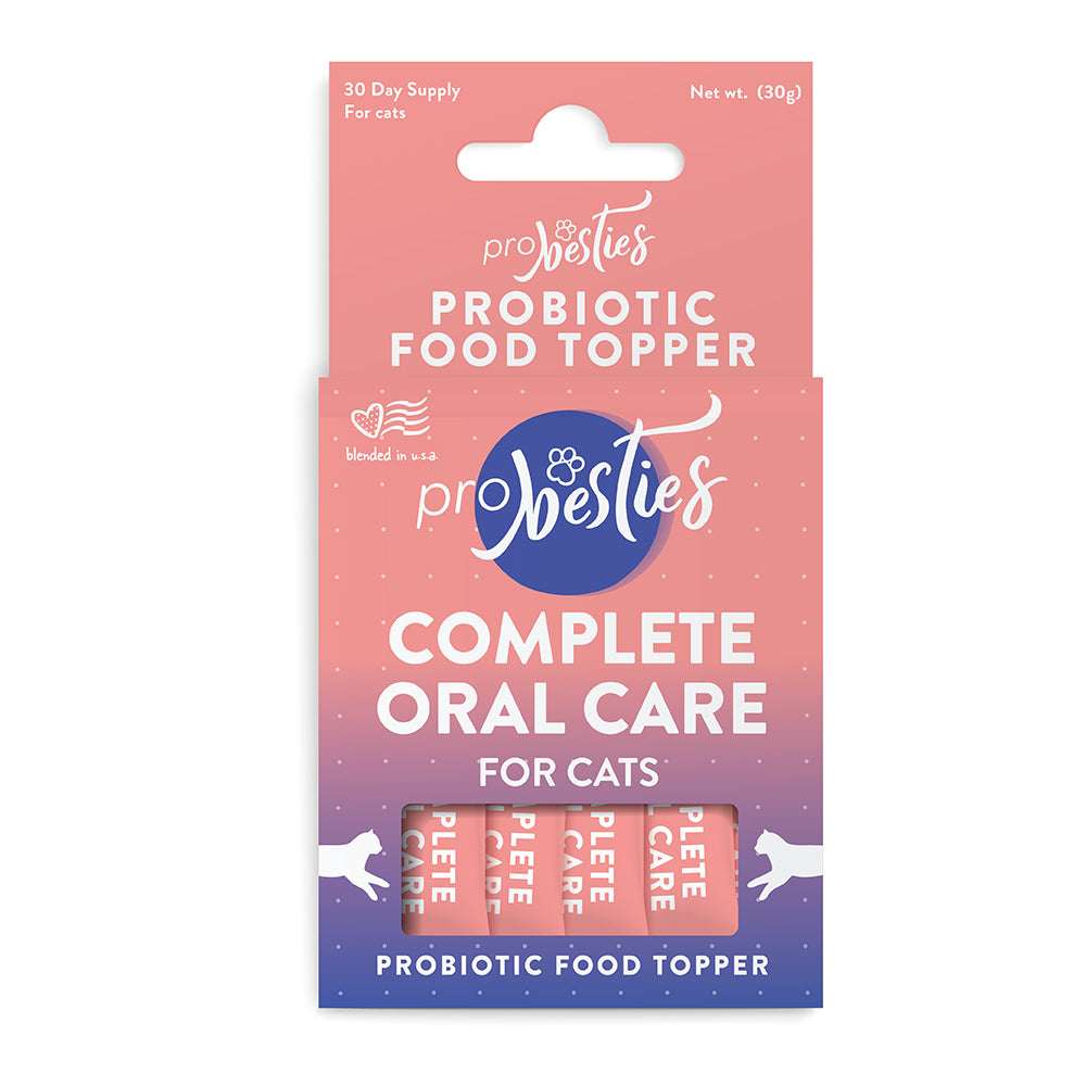 Probesties Complete Oral Care Probiotic Food Topper For Cats