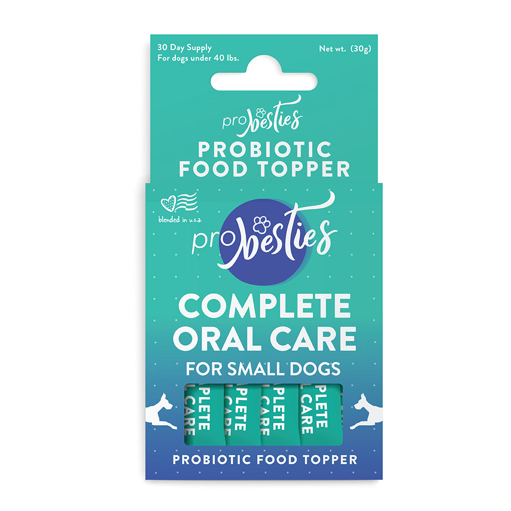 Probesties Complete Oral Care Probiotic Food Topper For Small Dogs