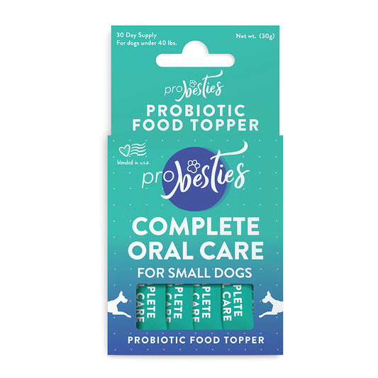 Probesties Complete Oral Care Probiotic Food Topper For Small Dogs